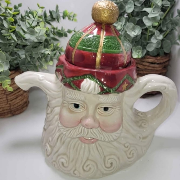 Other - Vintage SANTA Teapot